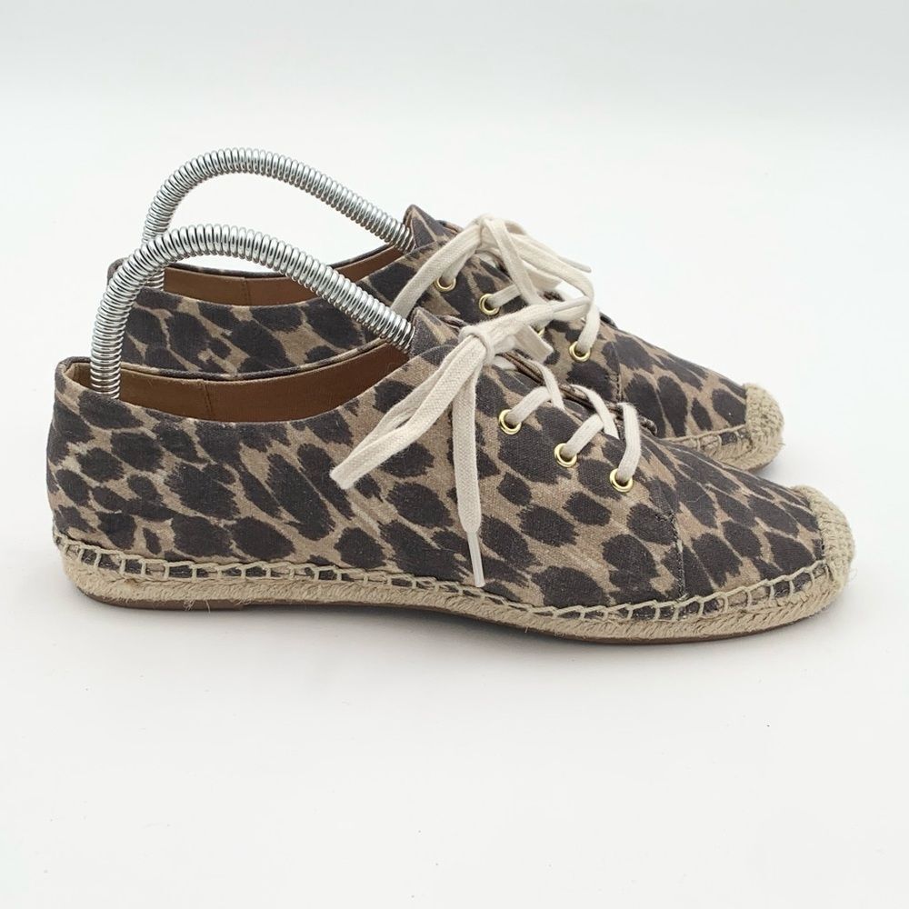 Leopard Print Espadrille Sneakers size 7.5